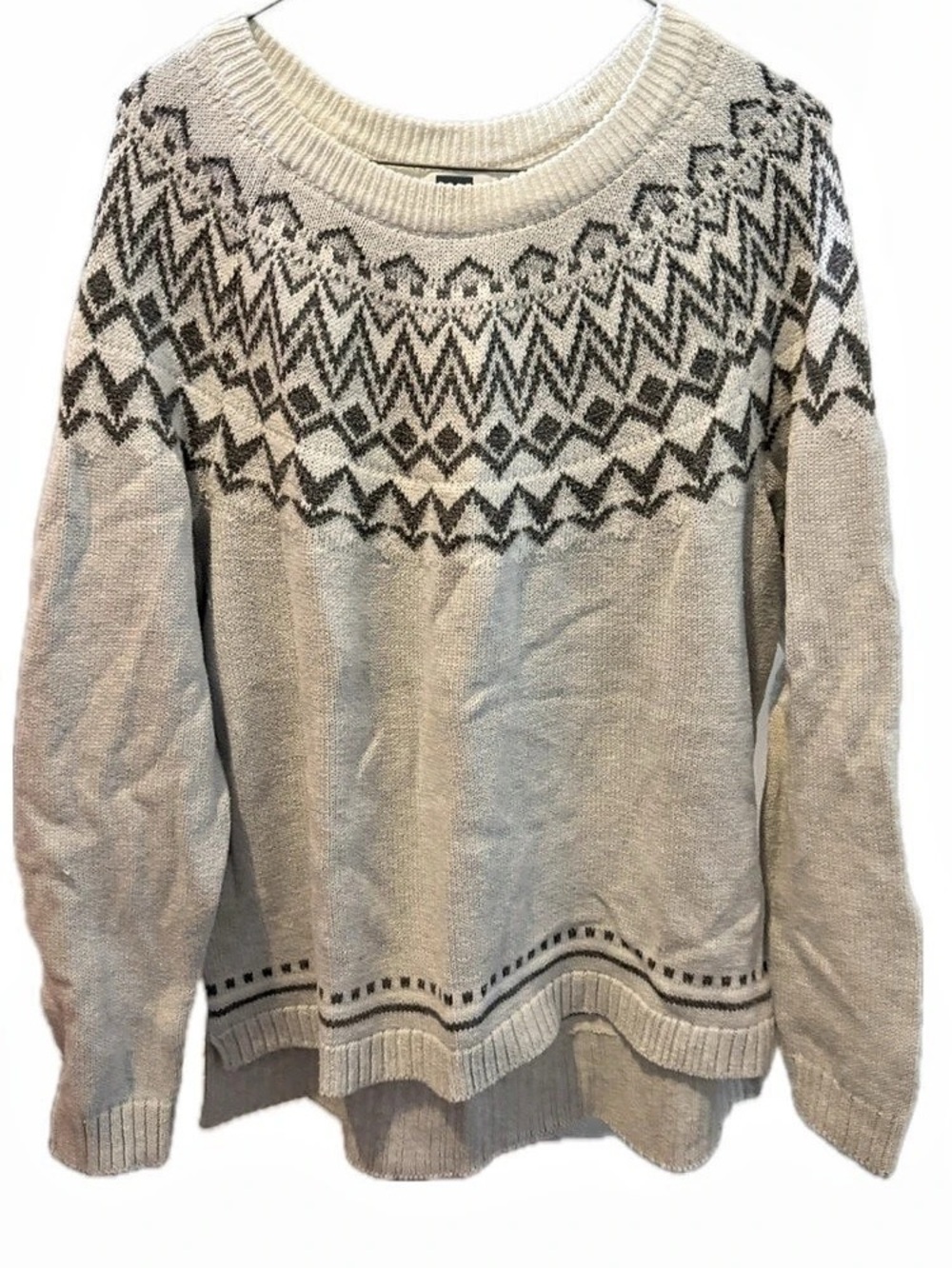 Old Navy Fair Isle Crewneck Size Large